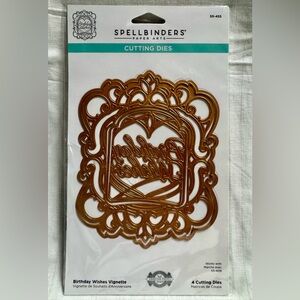 Spellbinders Birthday Wishes Vignette Cutting Dies